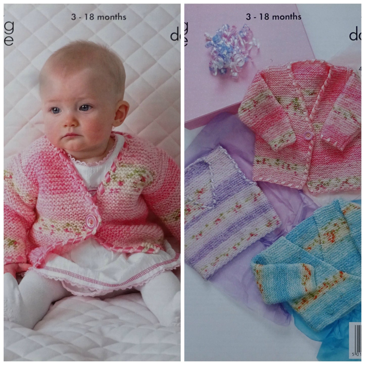 DIGITAL Knitting Pattern Easy Knit Coat, Jacket and Top DK King Cole 3120