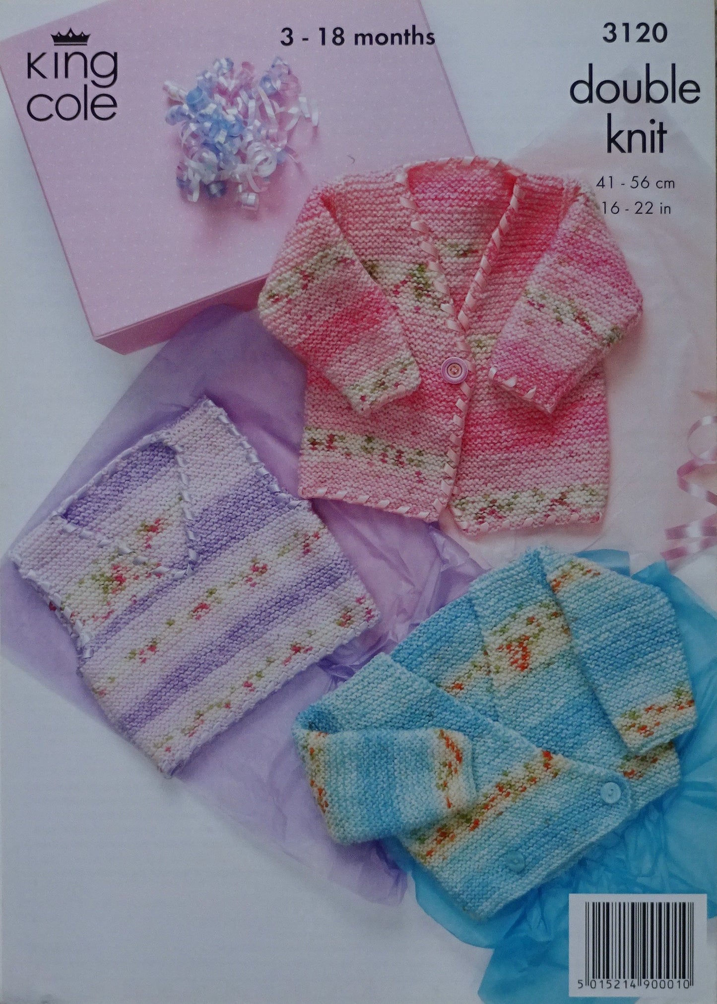 DIGITAL Knitting Pattern Easy Knit Coat, Jacket and Top DK King Cole 3120