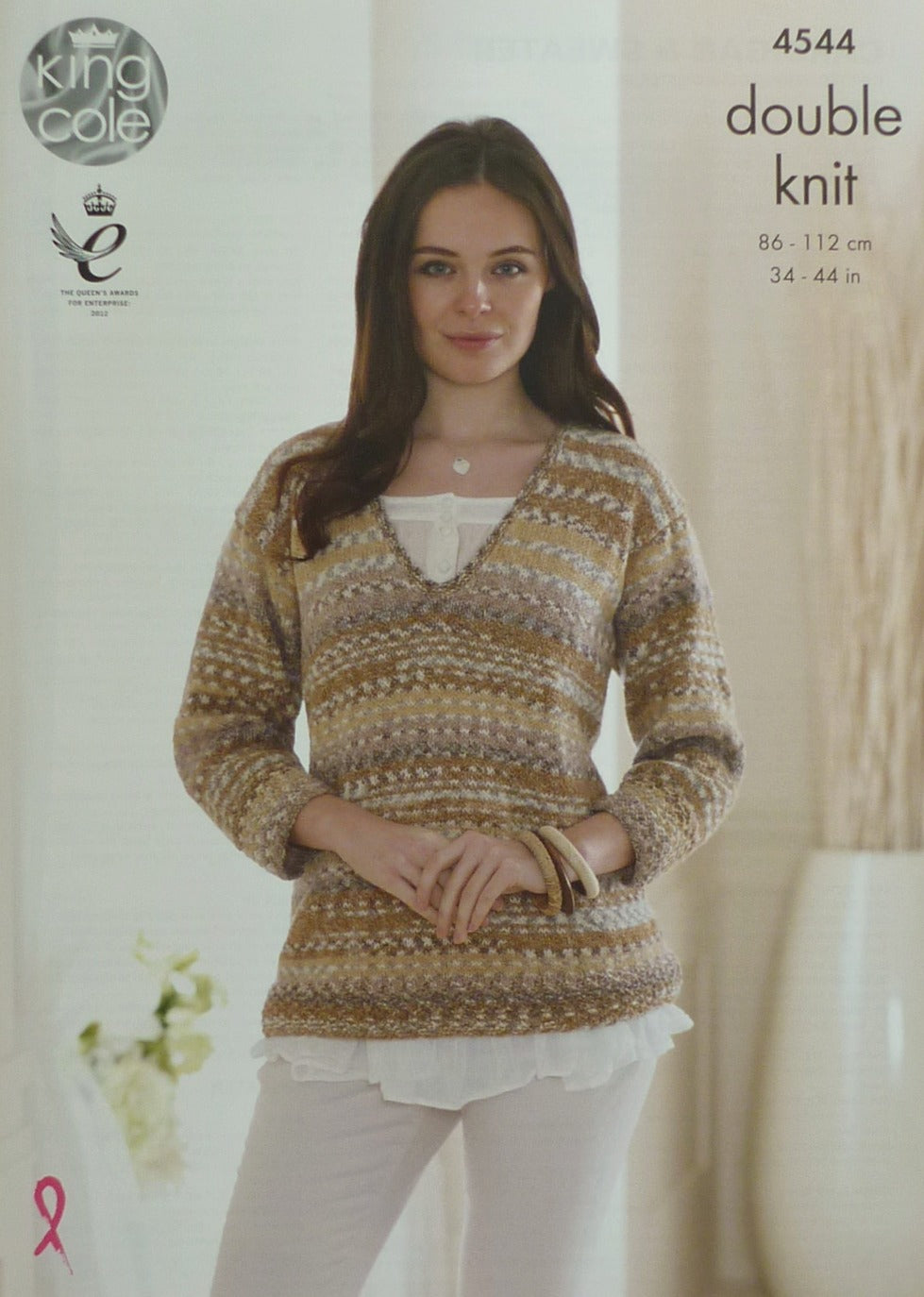 DIGITAL Knitting Pattern Ladies Jumper and Long Jacket Pockets Drifter DK King Cole 4544
