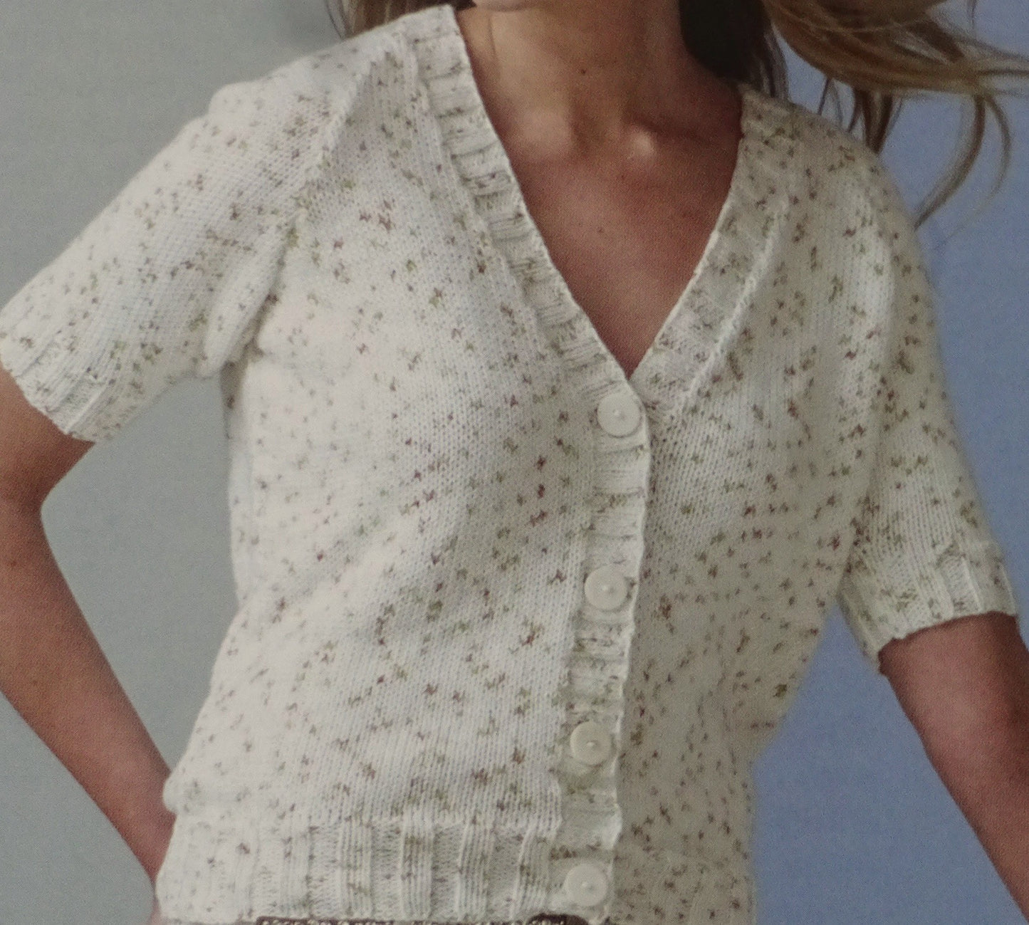 DIGITAL Knitting Pattern Ladies Long/Short Sleeve V-Neck Cardigans Cottonsoft DK King Cole 5120