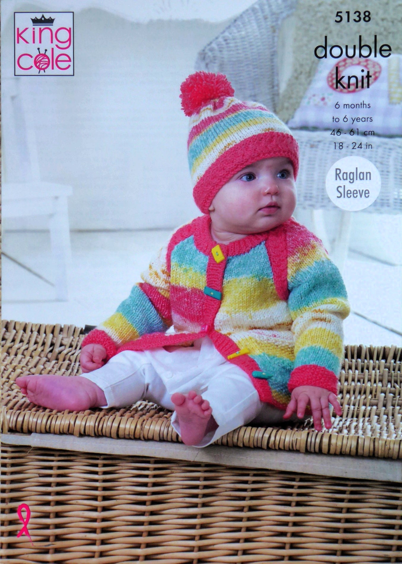 DIGITAL Knitting Pattern Jacket, Cardigan, Jumper and Hat DK King Cole 5138