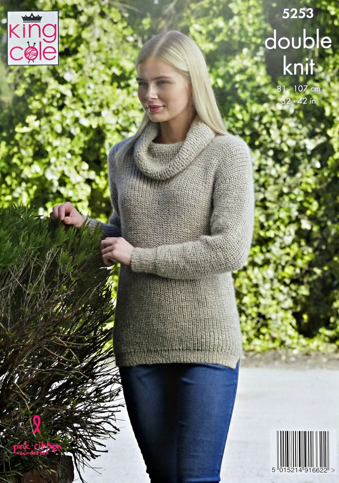 DIGITAL Knitting Pattern Ladies Cowl Neck or Cable Sleeve Jumpers & Scarf DK King Cole 5253