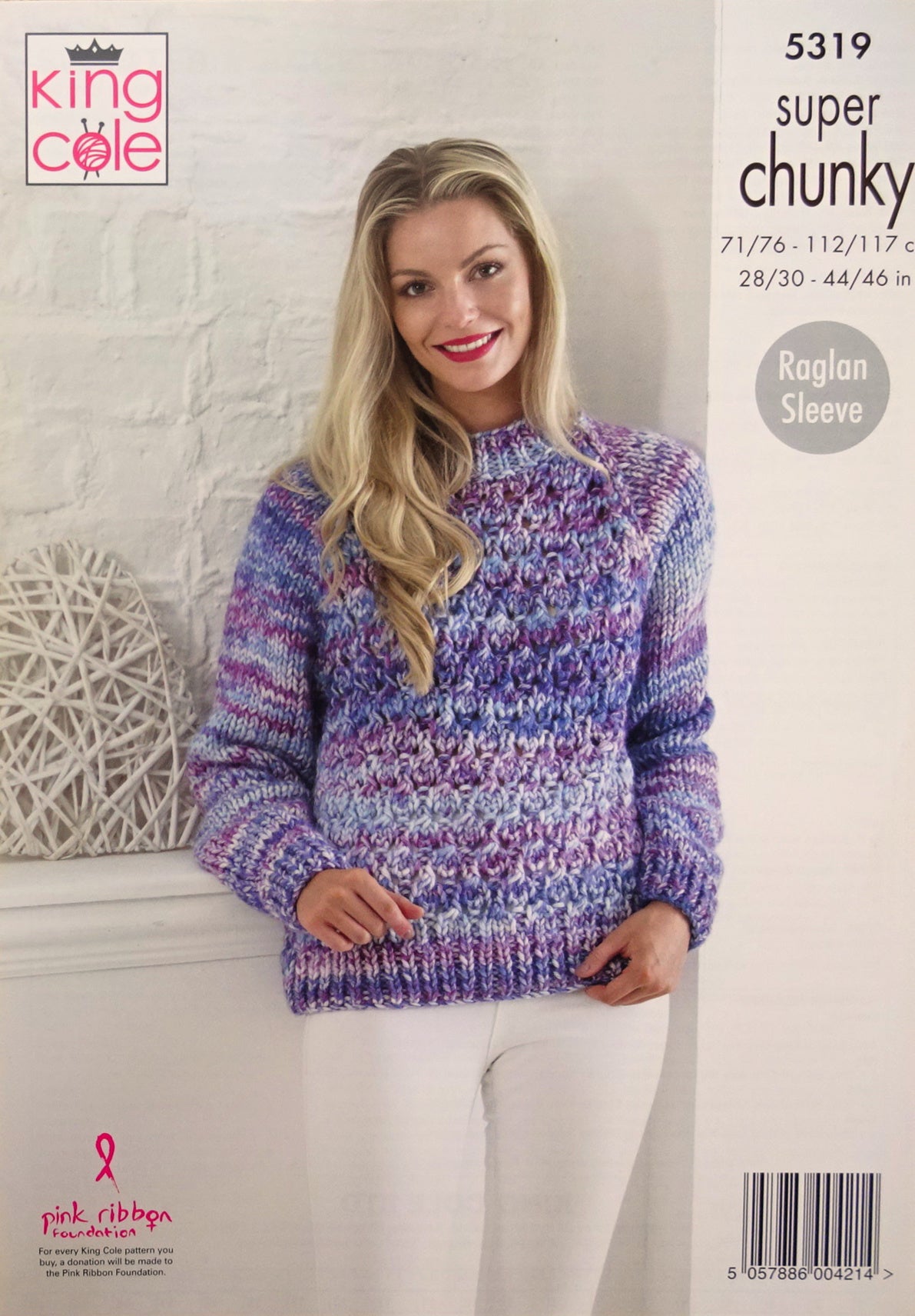 DIGITAL Knitting Pattern Ladies Textured Jumper, Hat, Scarf & Cowl Super Chunky King Cole 5319