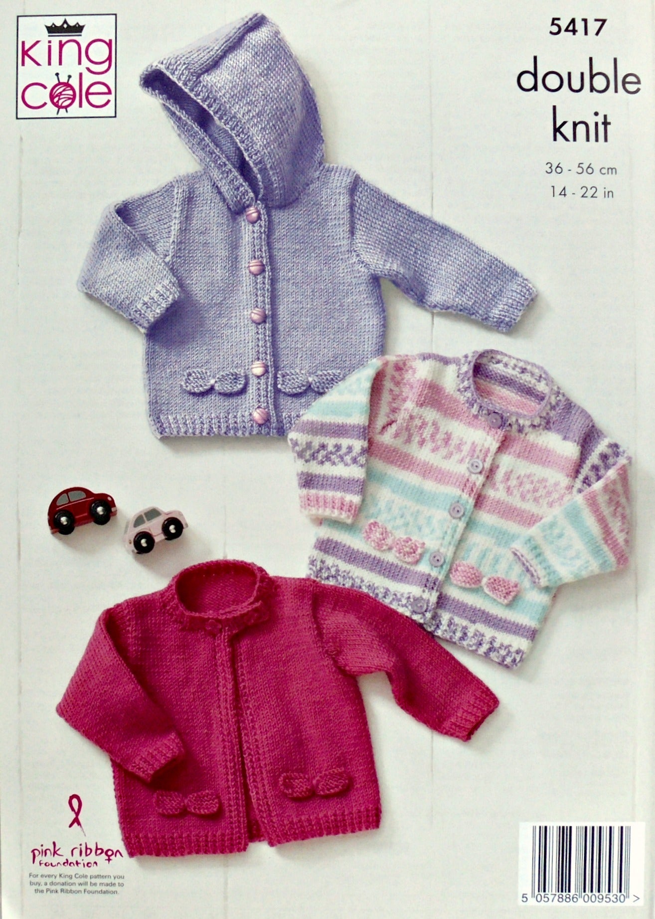 DIGITAL Knitting Pattern Babys Cardigans and Hooded Jacket DK 5417 King Cole