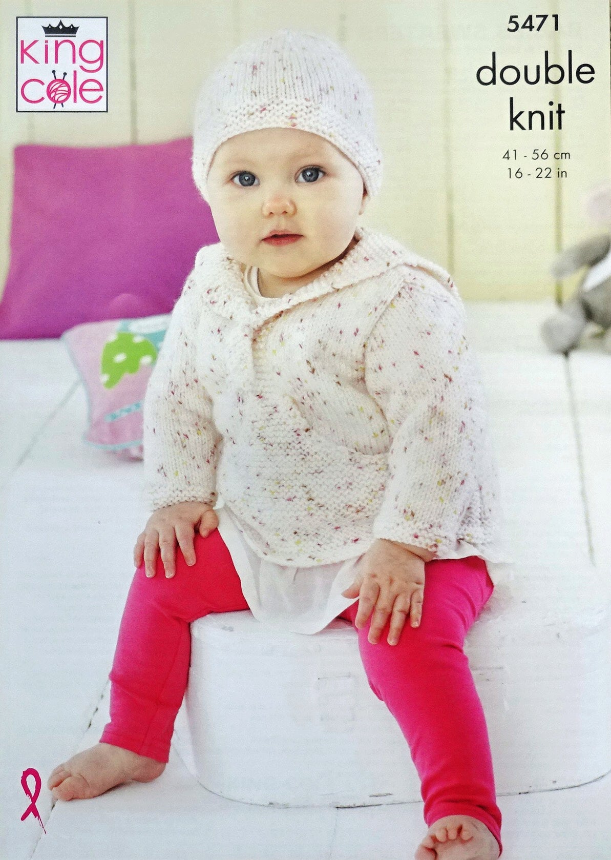 DIGITAL Knitting Pattern Baby's Jumper, Hoodie & Hat Smarty DK King Cole 5471