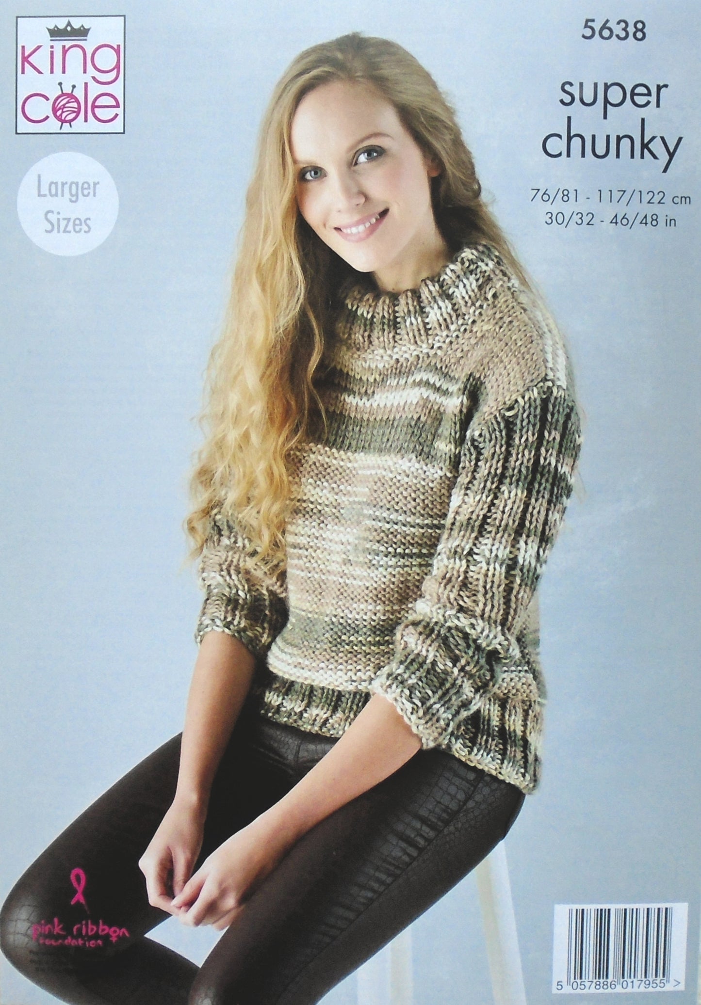 DIGITAL Knitting Pattern Ladies Easy Knit Long Sleeve Cardigan and Jumper Super Chunky King Cole 5638