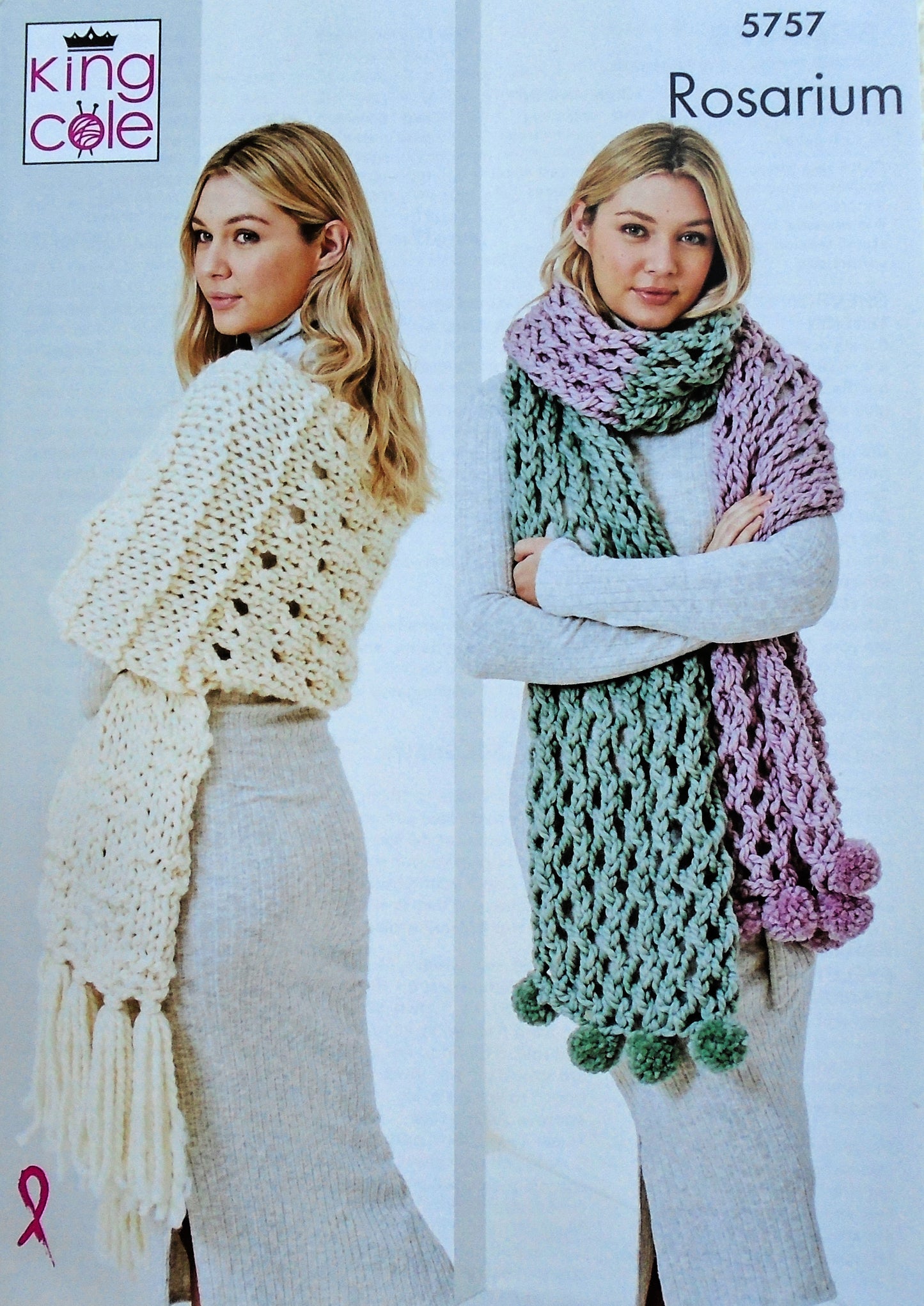 DIGITAL Knitting Pattern Ladies Easy Knit Jacket & Cardigan Mega Chunky King Cole 5757