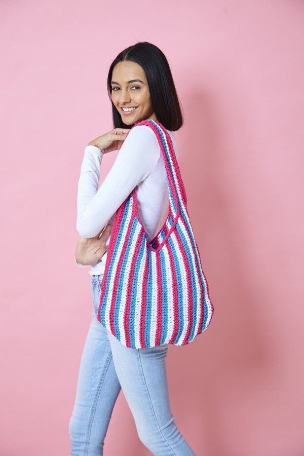 DIGITAL Knitting Pattern 5 Bag Designs, Backpack, Water Bottle Carrier DK King Cole 6008