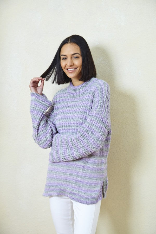 DIGITAL Knitting Pattern Ladies Textured Jumper and Jacket DK King Cole 6010