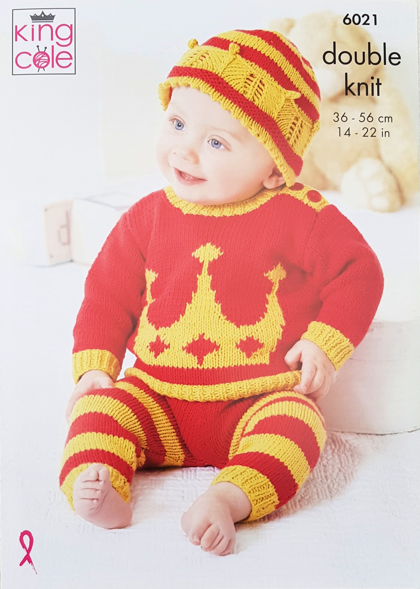 DIGITAL Knitting Pattern Baby Coronation Hoodie Jumper Hat Shorts DK King Cole 6021