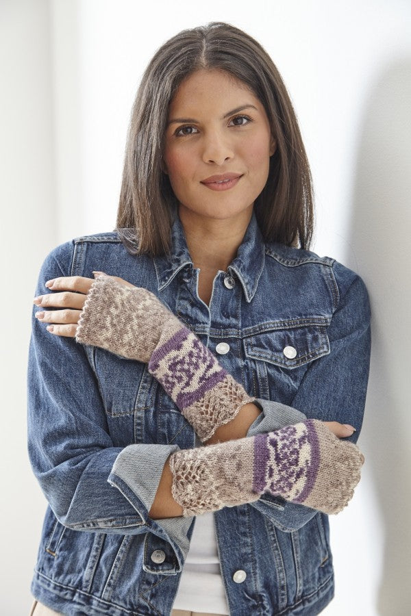 DIGITAL Knitting Pattern Ladies 2 Style Hats, Cowl, Scarf and Handwarmers 4ply King Cole 6042