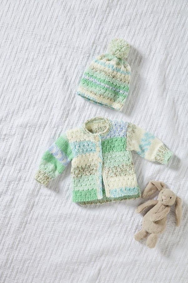 DIGITAL Knitting Pattern Smock Dress, Hat, Coat & Blanket Aran King Cole 6049