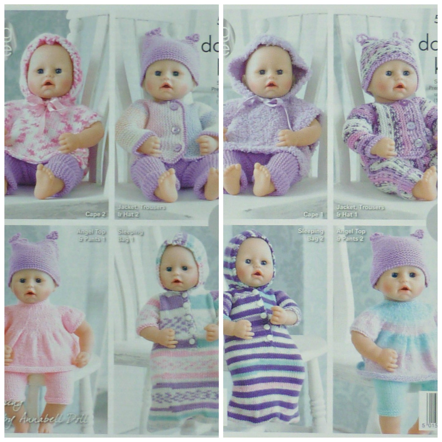 DIGITAL Knitting Pattern Premature Baby's EASY KNIT Collection Outfits DK King Cole 5000