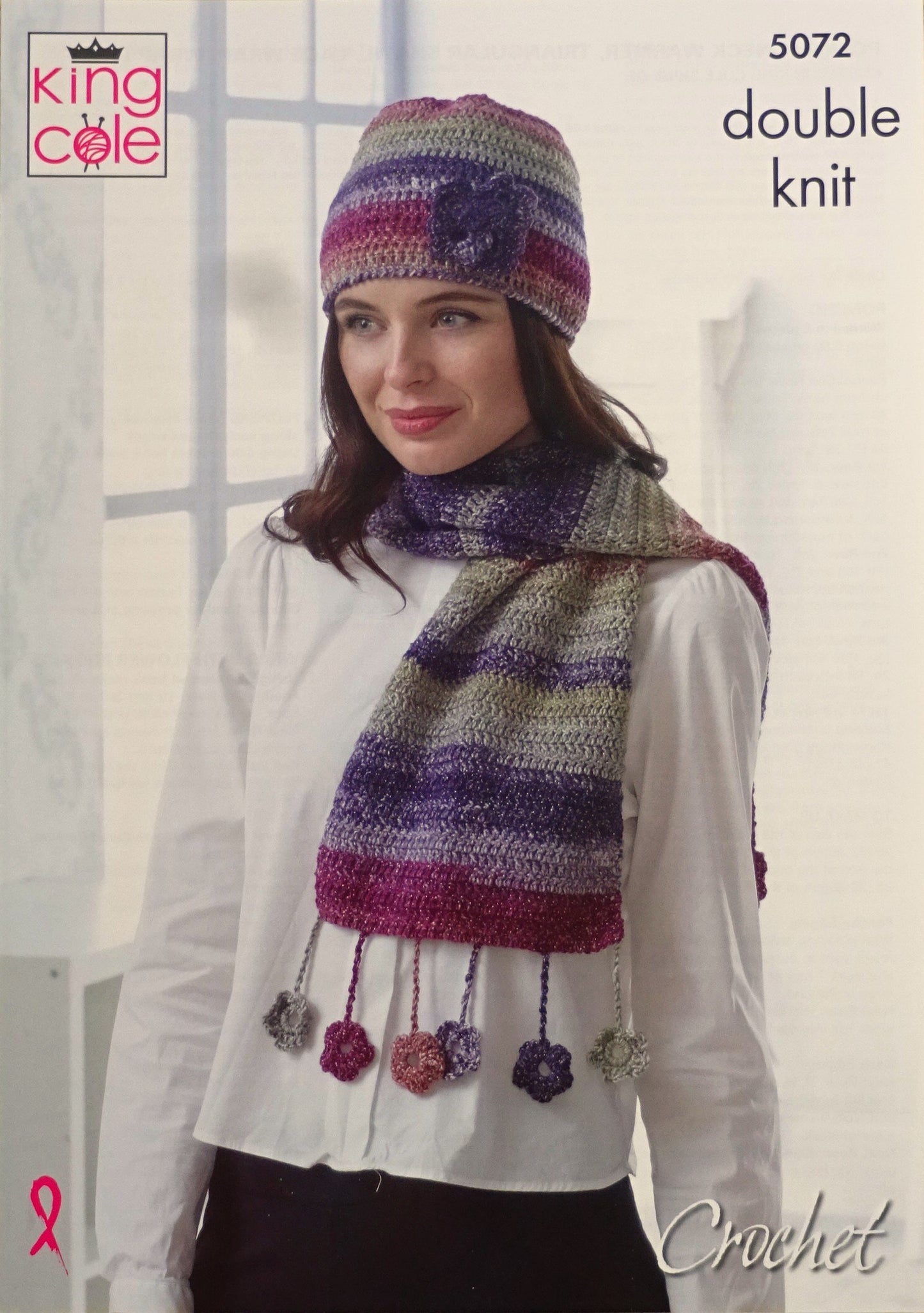 DIGITAL Crochet Pattern Wraps, Neck Warmer, Poncho, Hat and Scarf DK King Cole 5072