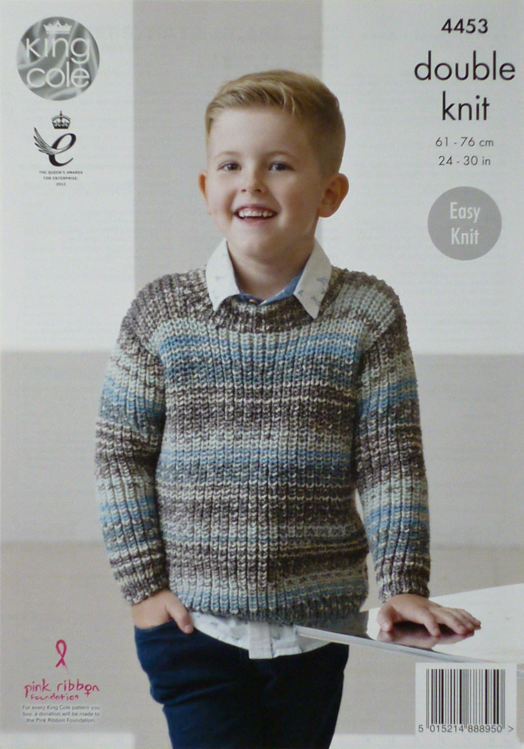 DIGITAL Knitting Pattern Childrens Easy Knit Jumpers Hat & Scarf Drifter DK King Cole 4453