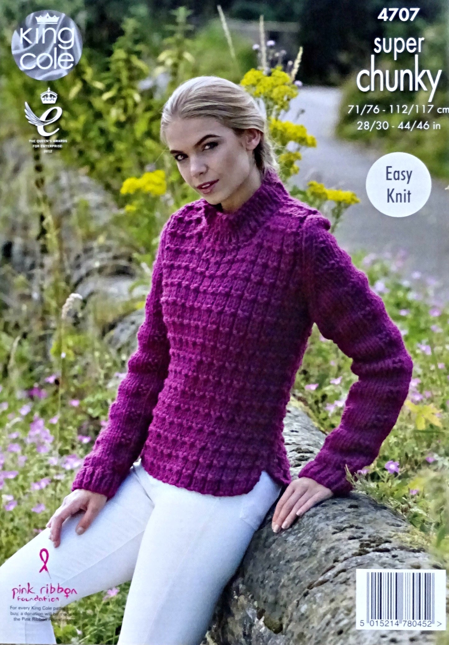 DIGITAL Knitting Pattern Ladies Easy Knit Textured Coat & Jumper Super Chunky 4707