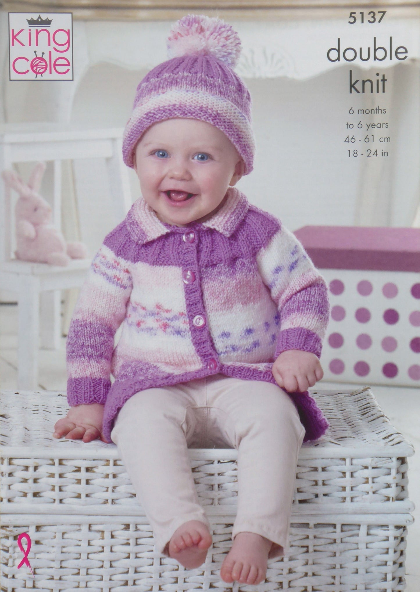 DIGITAL Knitting Pattern Baby Cardigan, Coat, Tunic and Hat DK 5137