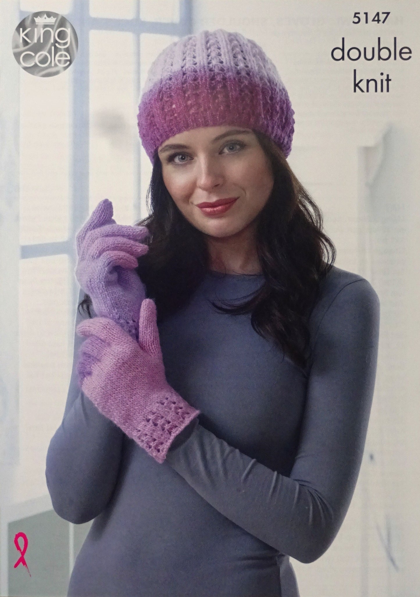 DIGITAL Knitting Pattern Ladies Hat, Cowl, Gloves, Shoulder Cover, Socks and Helmet DK King Cole 5147