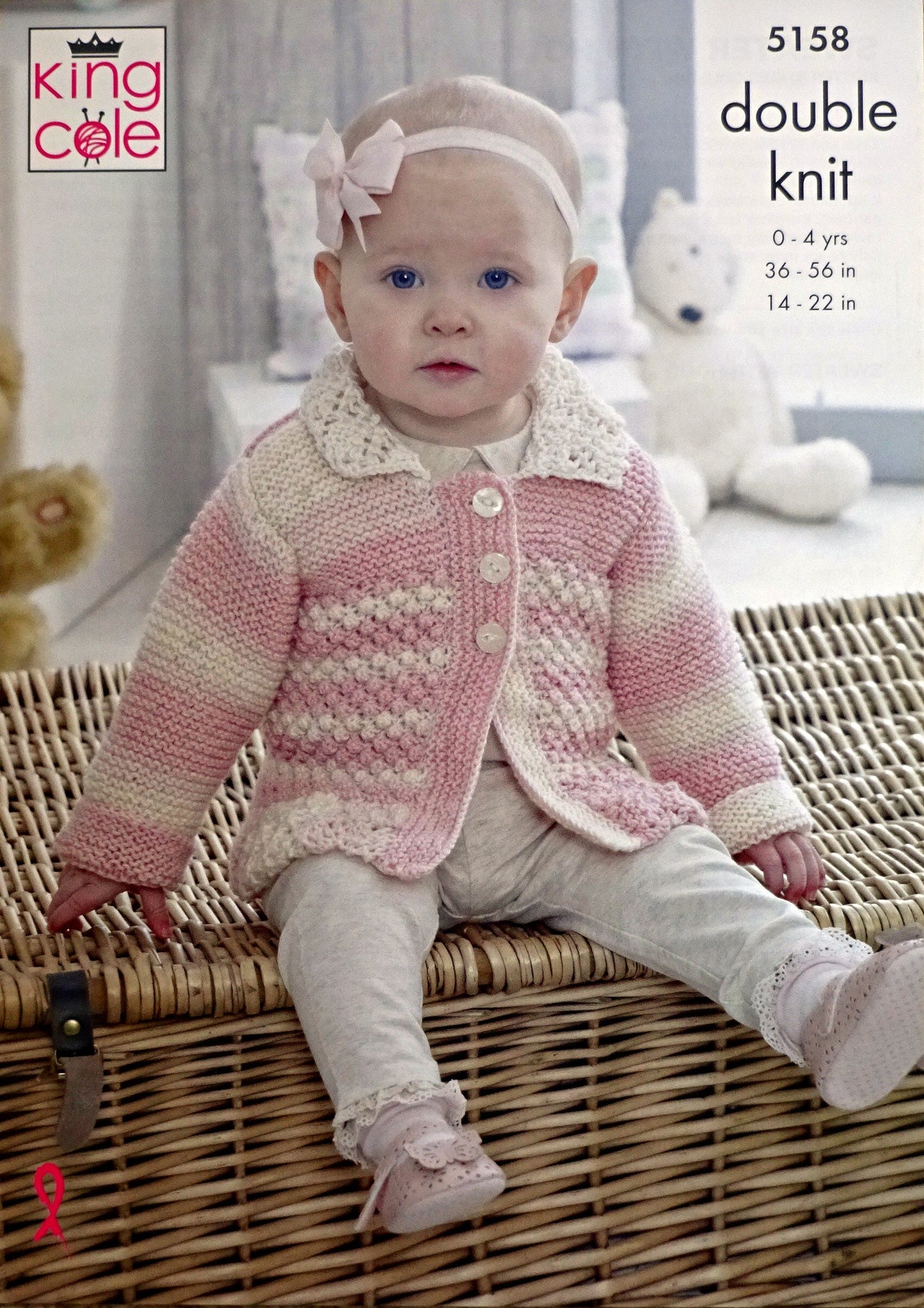 DIGITAL Knitting Pattern Baby's Lacy Hoodie, Angel Top and Jacket DK King Cole 5158