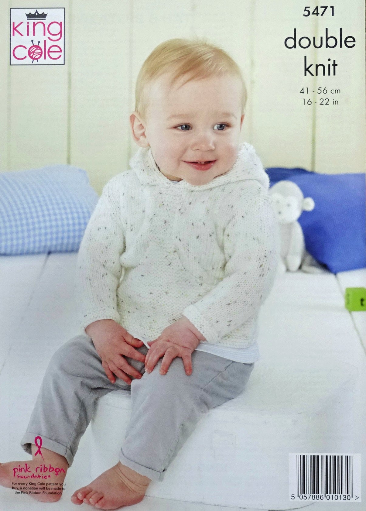 DIGITAL Knitting Pattern Baby's Jumper, Hoodie & Hat Smarty DK King Cole 5471