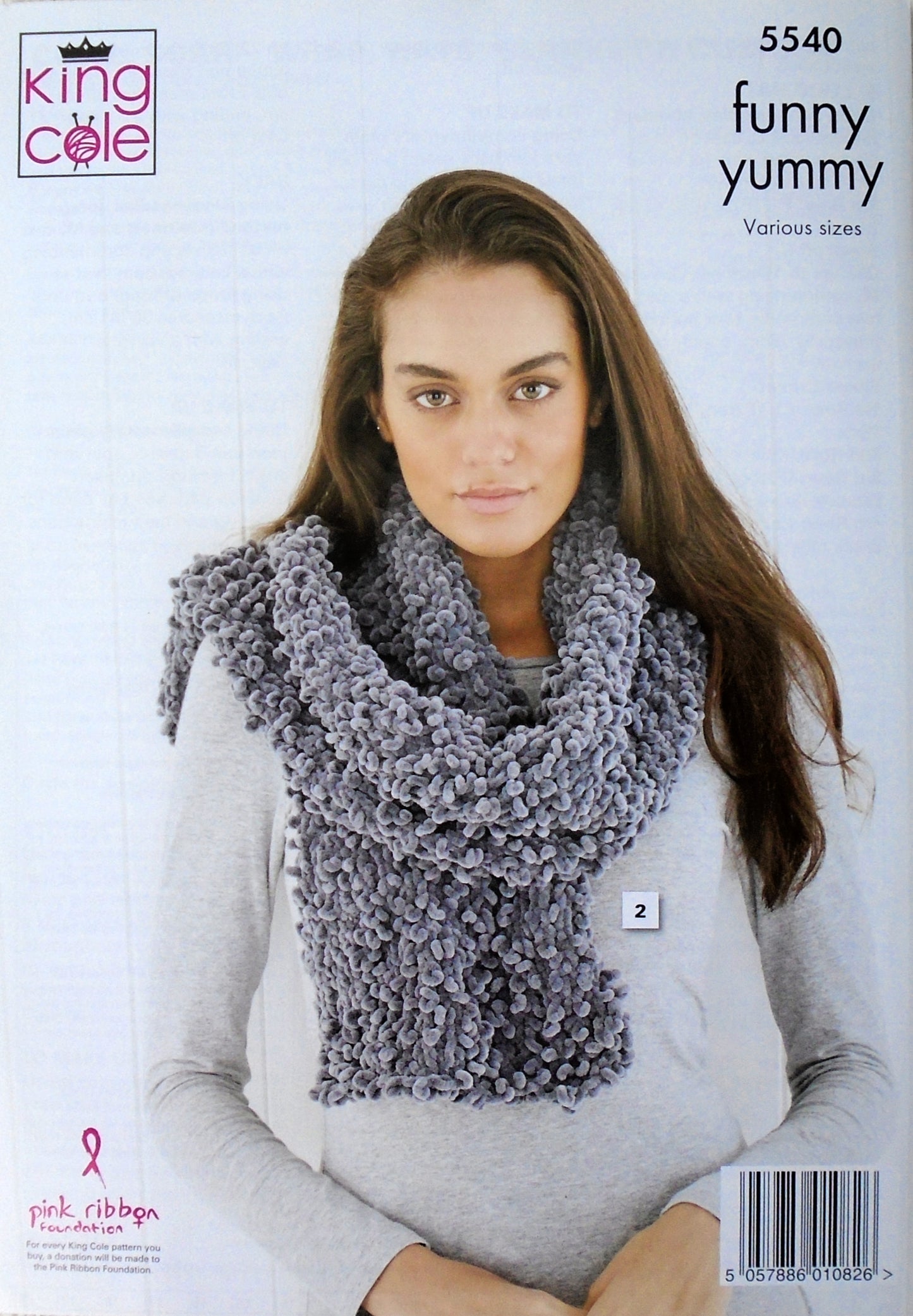 DIGITAL Knitting Pattern Ladies Scarf, Blanket, Cushions, Snood, Hats and Wrap/Scarf Yummy Chunky King Cole 5540