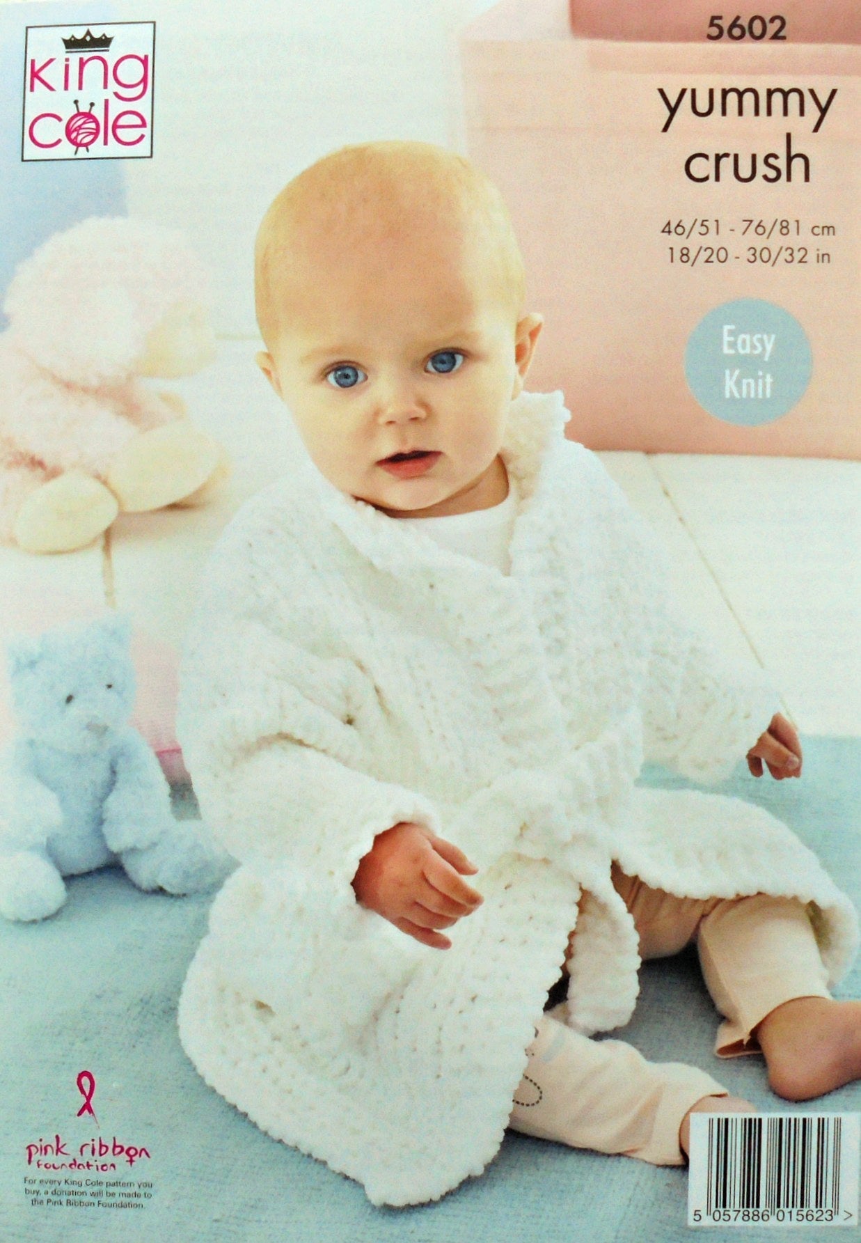 DIGITAL Knitting Pattern Babies/Childrens Very Easy Knit Dressing Gowns Yummy Chunky King Cole 5602