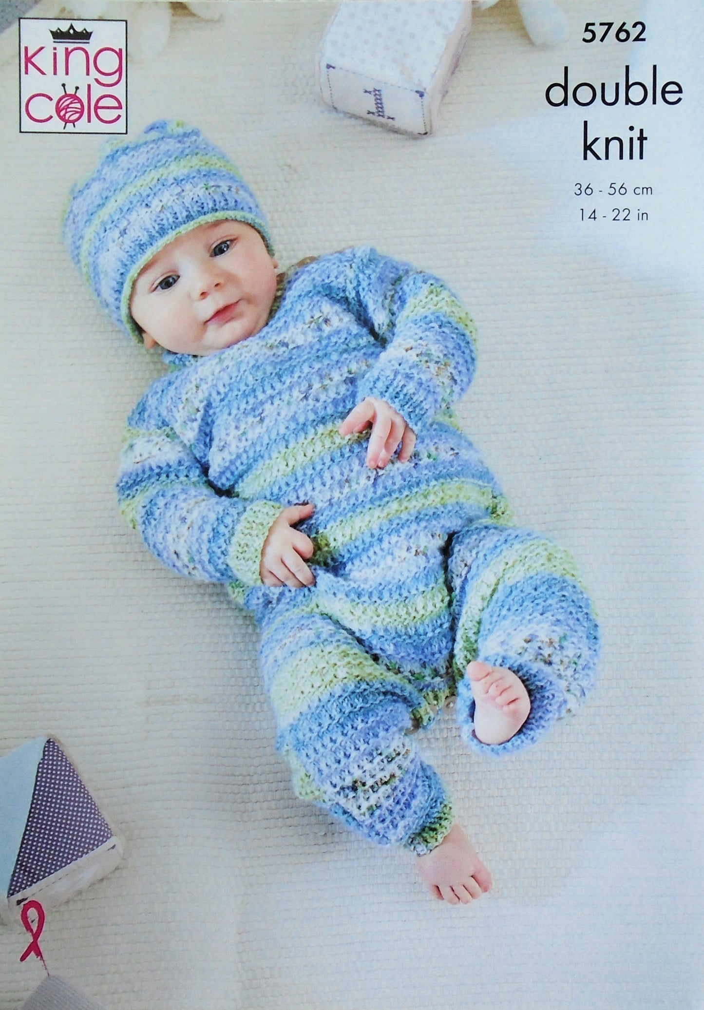 DIGITAL Knitting Pattern Baby Sleeping Bag All-In-One & Hat DK King Cole 5762