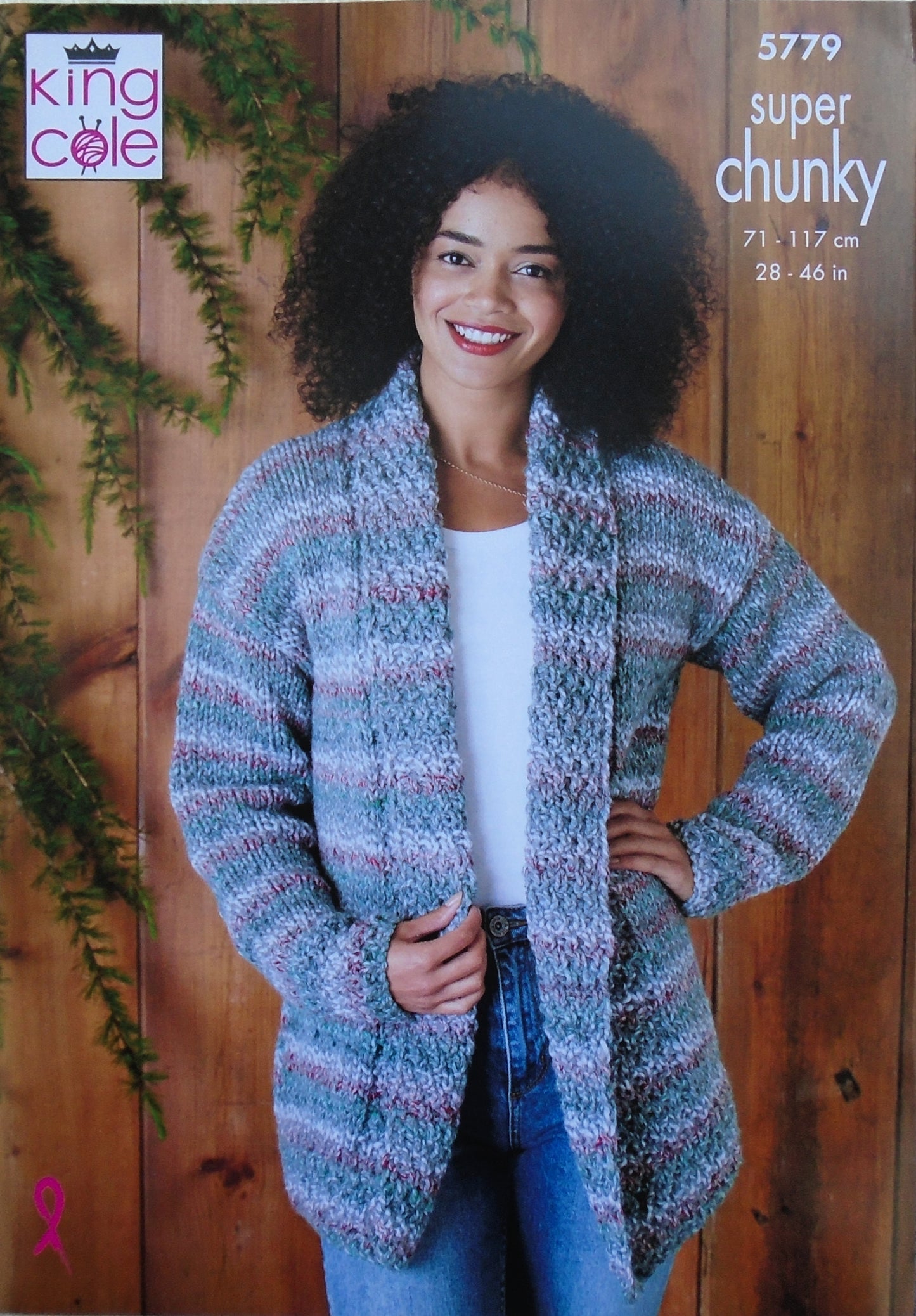 DIGITAL Knitting Pattern Ladies Easy Knit Jacket and Jumper Super Chunky 5779