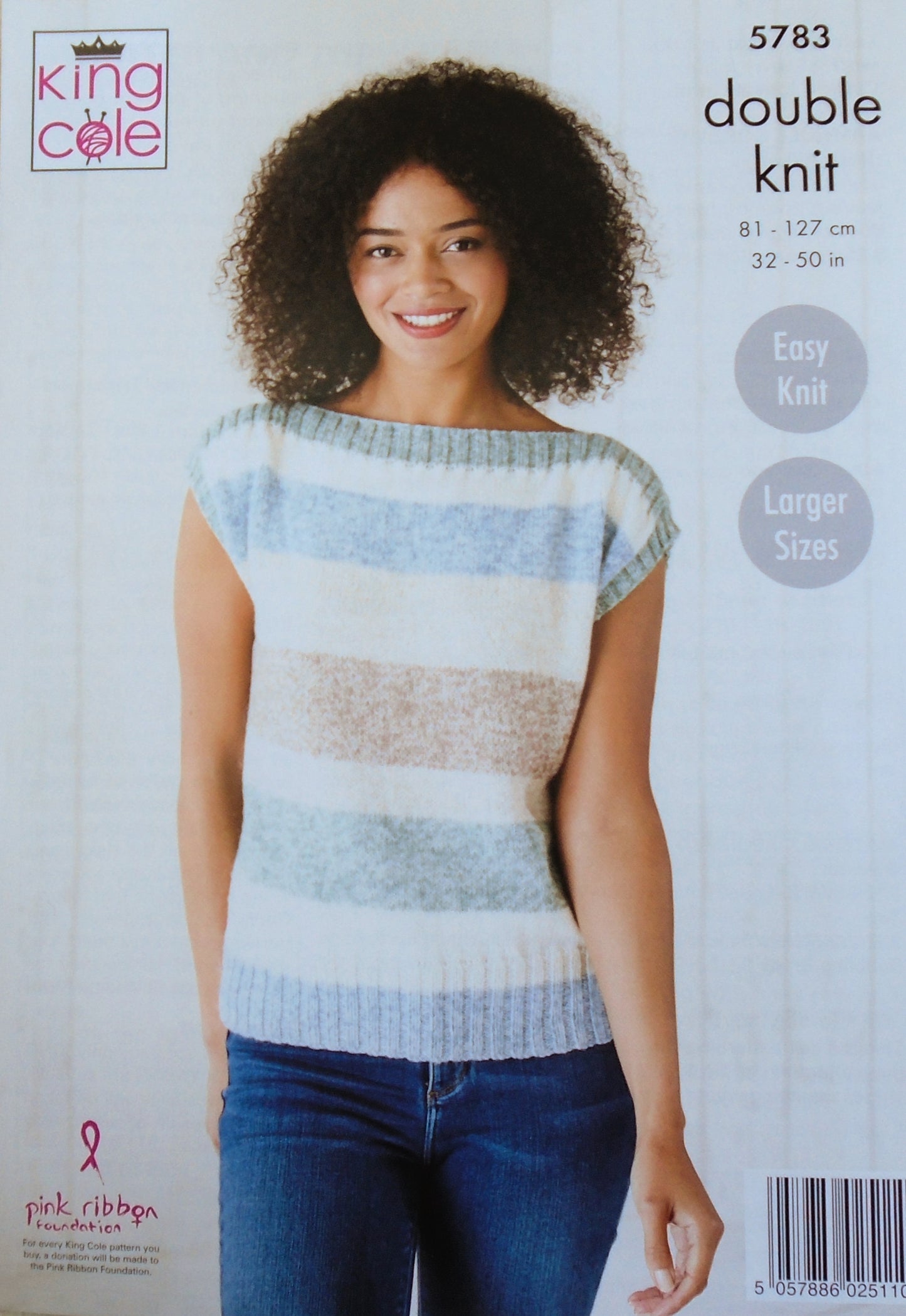 DIGITAL Knitting Pattern Ladies Easy Knit Boat Neck Jumper and Top Harvest DK 5783