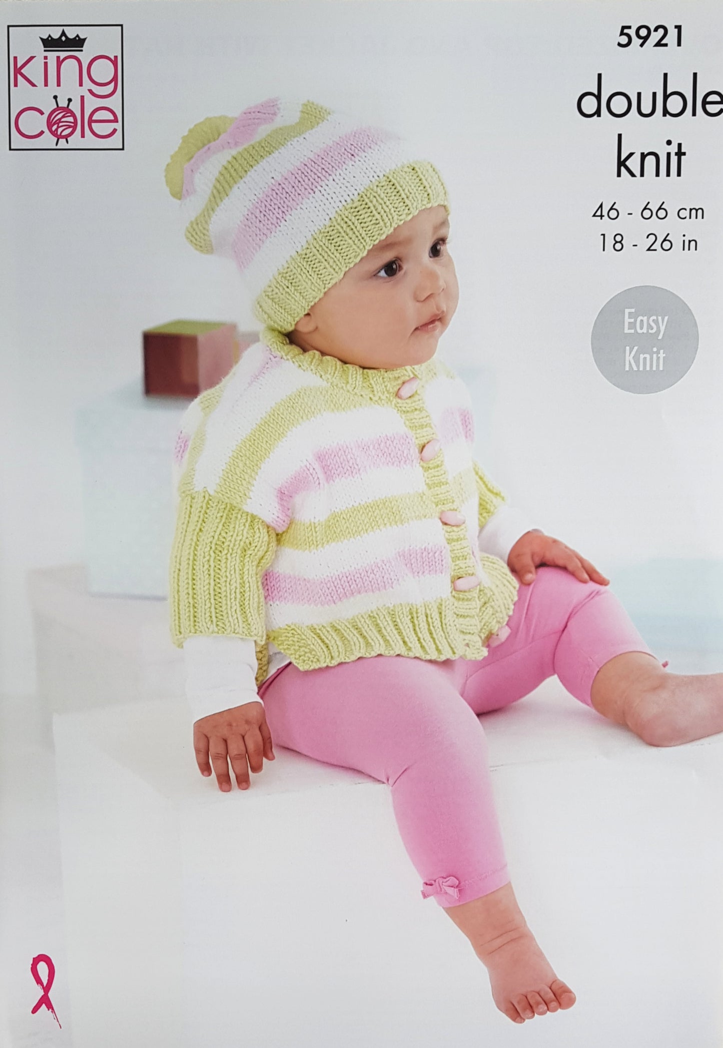 DIGITAL Knitting Pattern Baby & Childrens Striped Jacket Hat & Jumper Cherished DK 5921